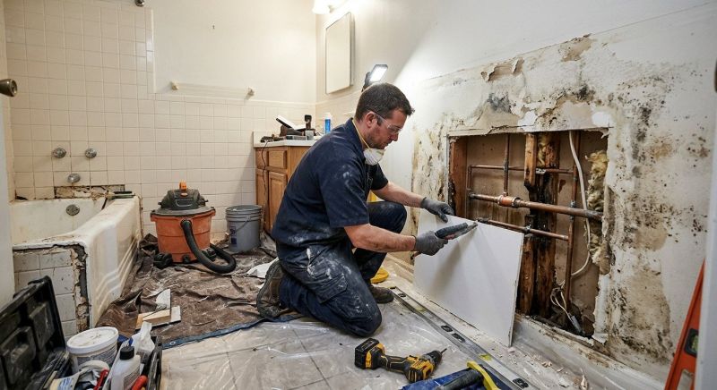 Bathroom Floor Replacement in Littleton, CO